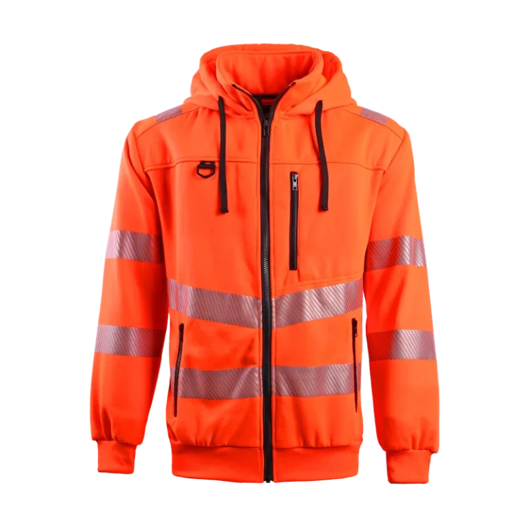Safety-Unisex-Adult-Hoodie-Work-Clothes-Customized-Hi-Vis-Safety-Pullover-Sweatshirt-With-Black-Bottom-Large
