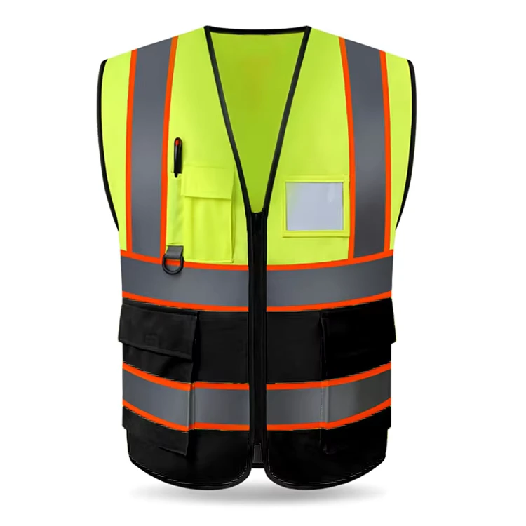 Safety-Vest-High-Visibility-ANSI-Class-2-Workwear-Hi-Vis-Clothing-Construction-ANSI-Reflective-Jacket-With-ID-Pocket-AS-NZS