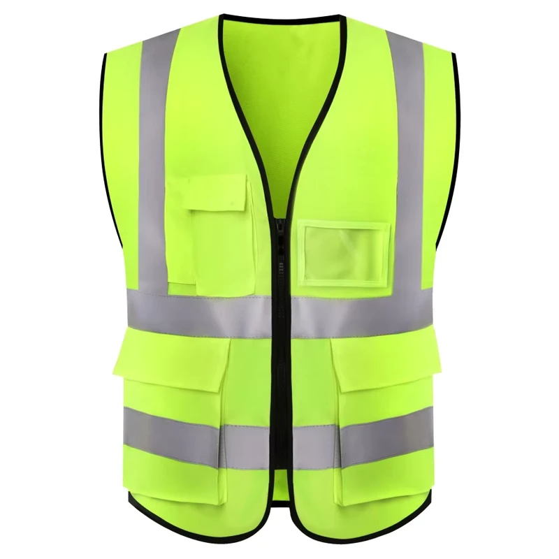 Safety Vest With Pockets Safety Vests Jacket Shirts Uniform Hoodie Reflective Safety Clothing