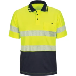 Safety Work Clothing Short Sleeve Reflective Hi vis Fire Proof CE Certified Men Polo Workwear T Shirt