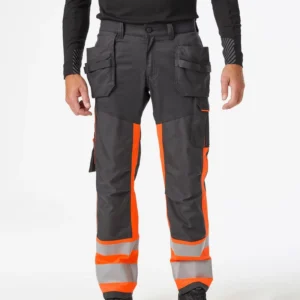Safety Work Pants Work Trousers Multi Pockets Hi Vis Reflective Work Pants High Quality Customized Cargo Pants