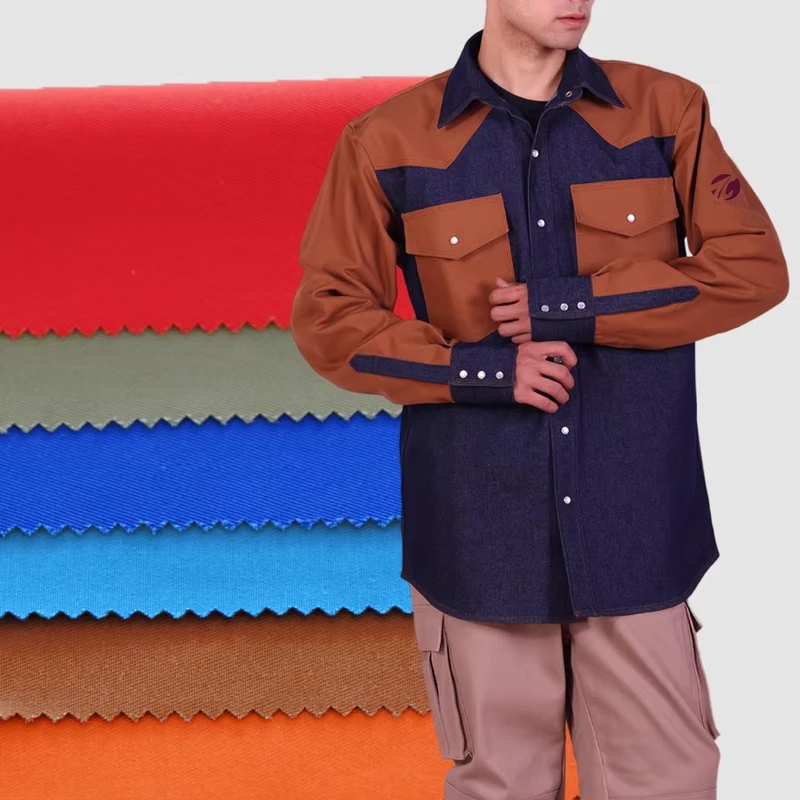 Safety Workwear Use Flash Fire Retardant Protective Fabric