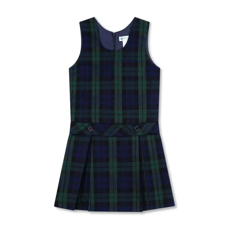 School-Badge-Customize-School-Clothing-Factory-School-Uniforms-Sleeveless-Pinafore-for-Kids-Girls-Uniform-Jumper-Dresses