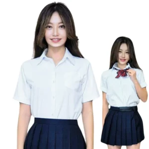 School Uniform Supplier Custom Japanese High School Short-Sleeve School Uniform