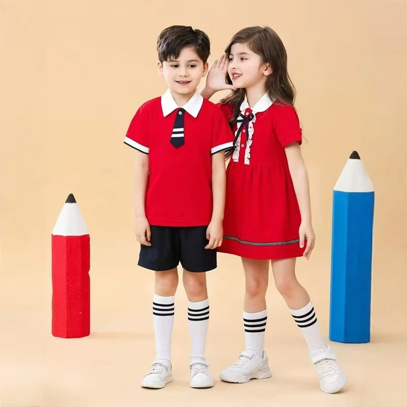 School Uniforms for Kindergarten & Primary School Students Large Quantity Custom Logo Option