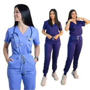 Scrubs Uniforms Sets For Women Men’S Medical Scrubs Set Hospital Uniform Nurse Nursing Scrubs Waterproof Medical Uniforms Set