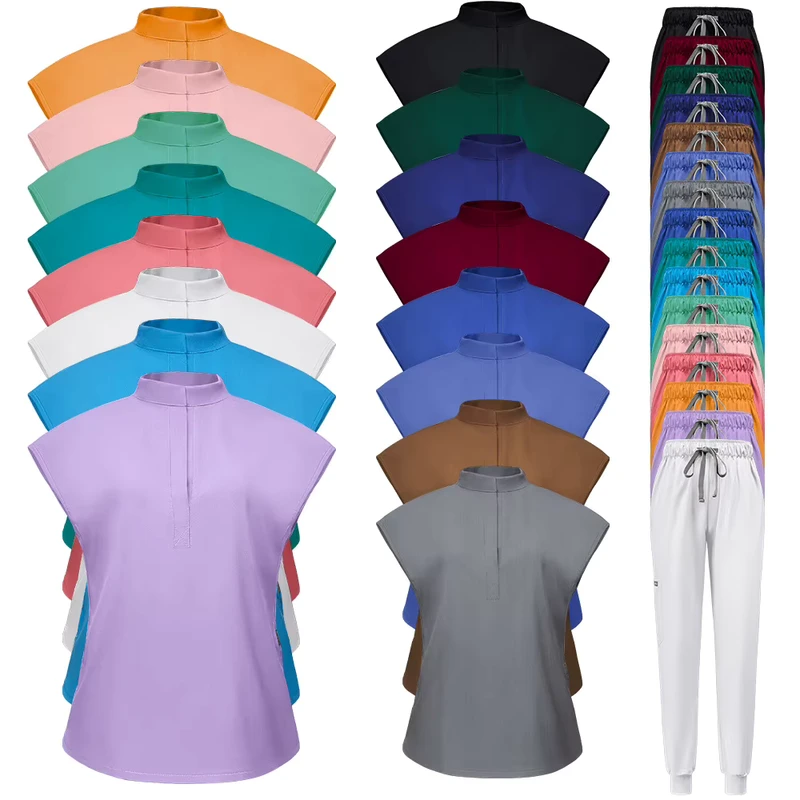 Scrubs Uniforms Sets for Women Medical Scrubs Set Hospital Uniform Nurse Nursing Scrubs Waterproof Medical Uniforms Set