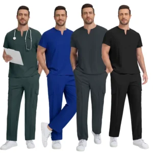 Scrubs Uniforms Sets for Women Medical Scrubs Set Men Hospital Uniform Cherokee Nursing Scrubs Waterproof Medical Uniforms Set