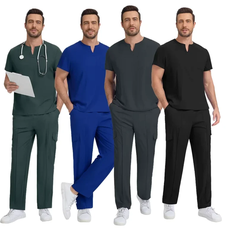 Scrubs-Uniforms-Sets-for-Women-Medical-Scrubs-Set-Men-Hospital-Uniform-Cherokee-Nursing-Scrubs-Waterproof-Medical-Uniforms-Set