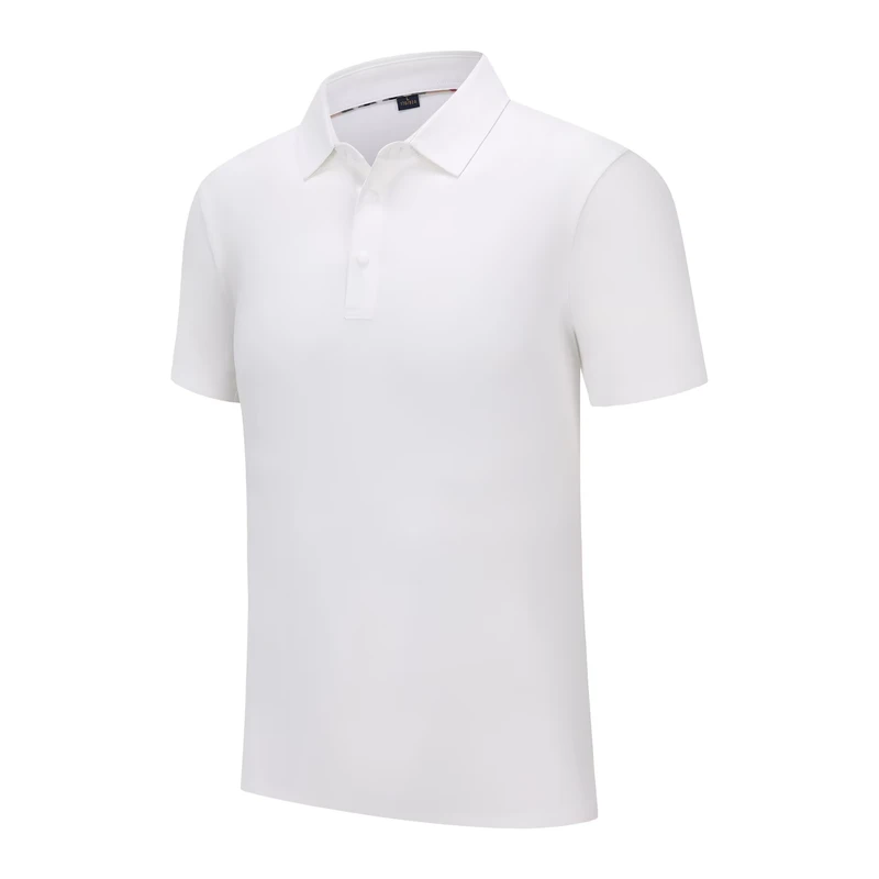 Seamless Ice feel Nylon 60%Spandex Coton 35%Sorona Men Short Sleeve Polo t Shirt Solid Custom Printed stretchy Men Polo Shirt