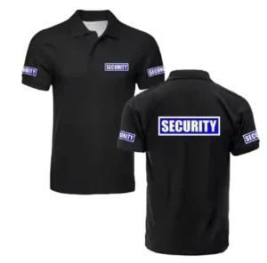 Security Classic Polo Shirts Security Guard Bodyguard Uniforms Workwear Outdoor Men’s Golf Polo Shirts