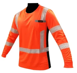 Security Clothing Full Sleeves Hi Vis Polyester Shirt in Multiple Sizes OEM Designed Reflective Shirt