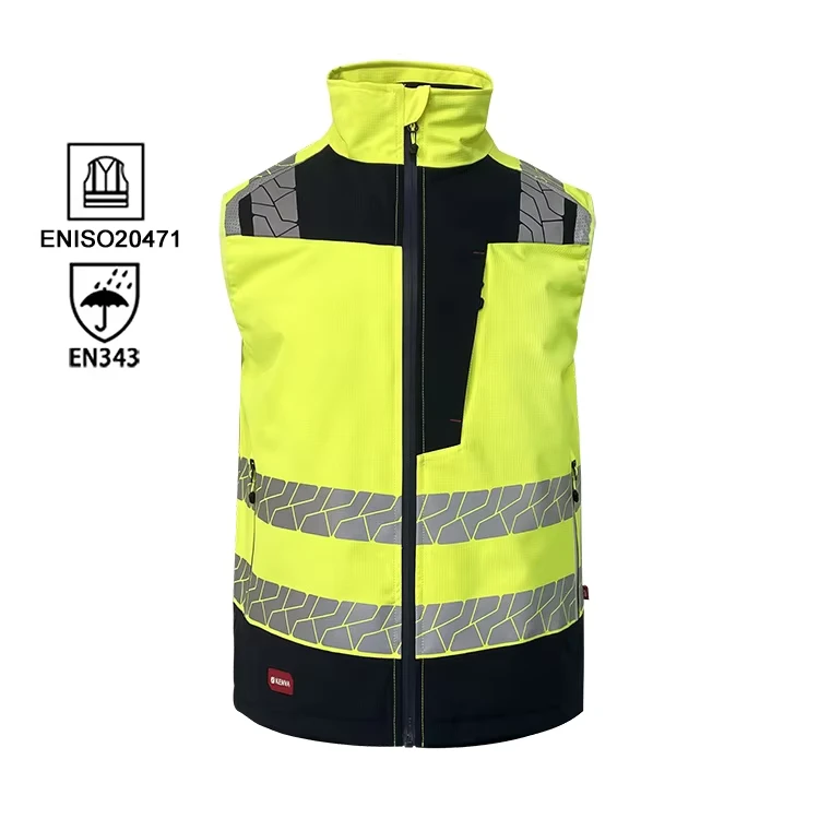 Security Equipment Vest Hi Vis Reflective Vests Men's Bodywarmer