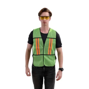 Security High Visibility Reflective Safety Vest for Construction, ANSI Class 2