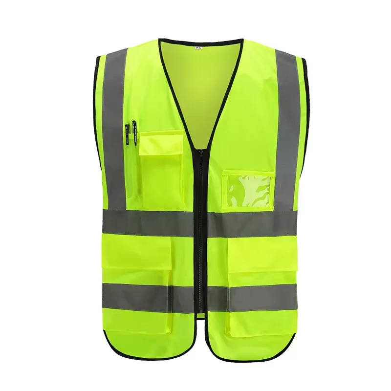 Security Jacket Construction High Visibility Work Reflective Clothing Signal Safety Equipment Reflective Vest