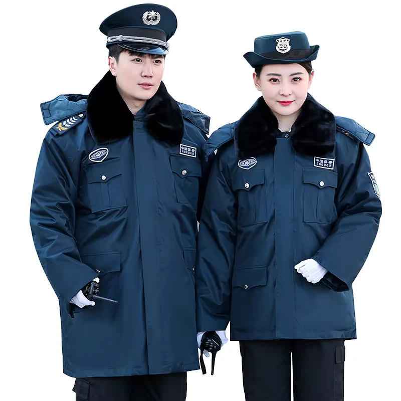 Security Uniform Manufacturer Long Sleeve Guard Clothes Autumn and Winter Coat New Security Uniform Suit Prison Guard Uniform