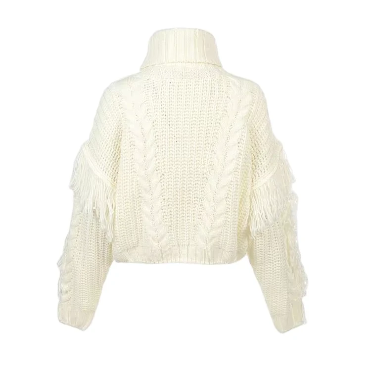 Sense-of-Design-Custom-Thick-Turtleneck-With-Fringe-Sweater-for-Women