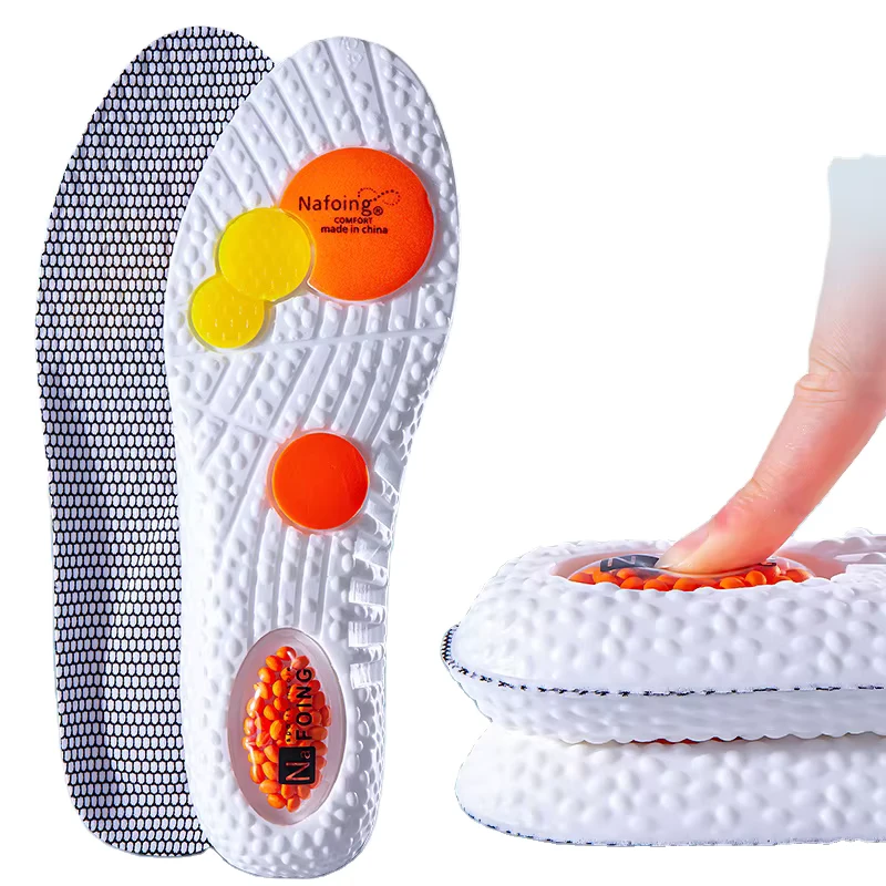 Shock-Absorbing Ankle Protection Foot Pads Breathable Soft Support Sports Work Boot Insoles