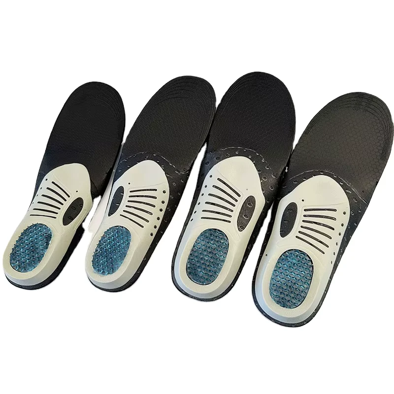 Shock-Absorbing EVA PU TPR Gel Cushioning Warm Shoe Insoles for Men and Women