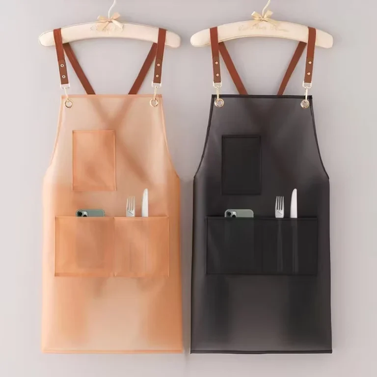 Short-Adjustable-Chef-Apron-65-Polyester-35-Cotton-Woven-Fabric-for-Restaurant-and-Bar