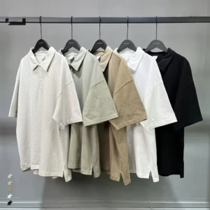 Short Sleeve 100 Cotton Polo T Shirt High Quality Oversized Casual Polo T Shirt Custom Design Men’s Polo Shirts