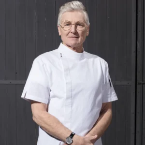 Short Sleeve Chef Uniform Jacket for Hotel Restaurant Kitchen Staff