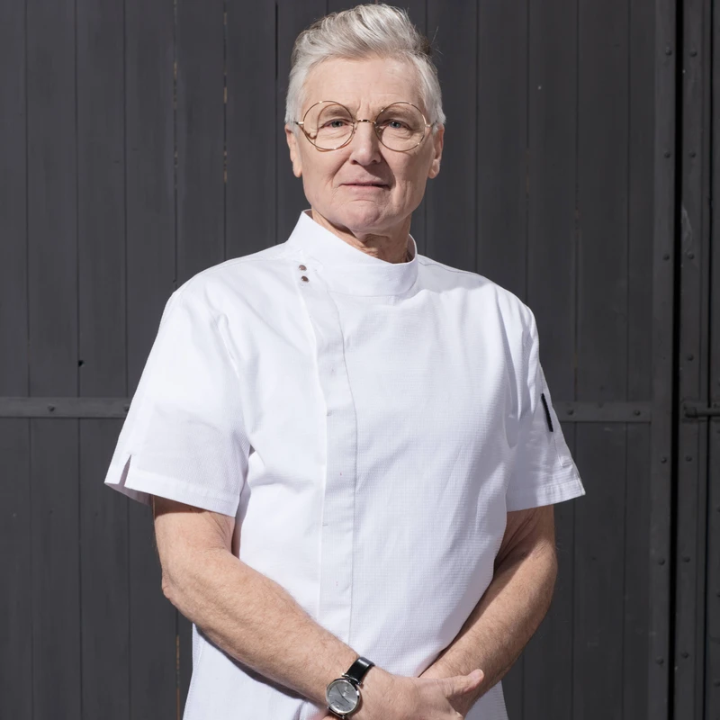 Short Sleeve Chef Uniform Jacket for Hotel Restaurant Kitchen Staff
