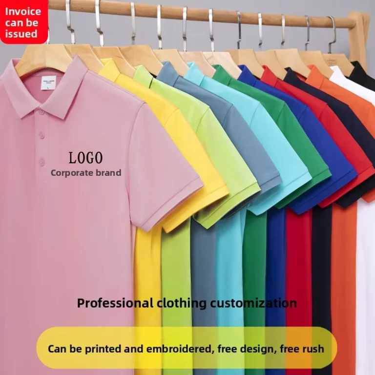 Short-Sleeve-Cooling-Wrinkle-Free-Easy-Care-Ice-Silk-Cotton-Crew-Neck-T-Shirt-Workwear-Custom-Logo