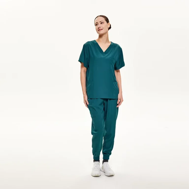 Short-Sleeve-Hospital-Nurse-Scrub-Set
