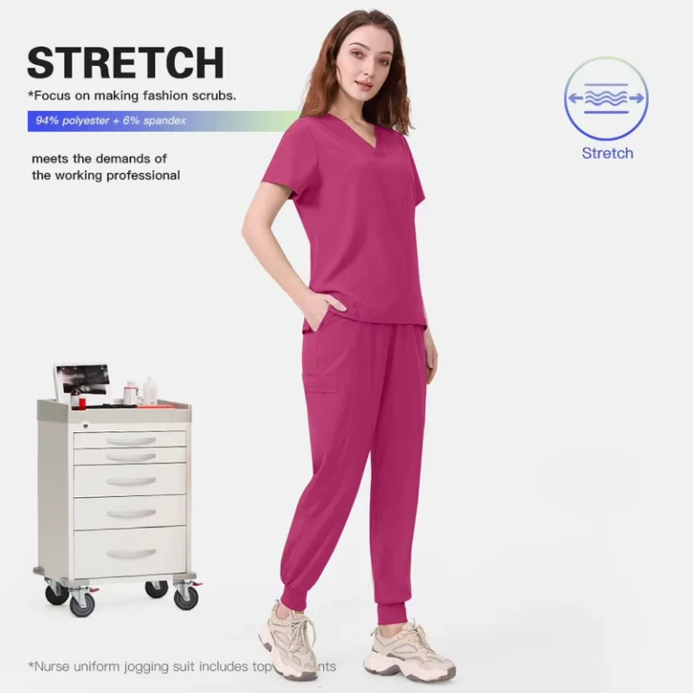 Short-Sleeve-Nursing-Doctor-Care-Hospital-Clothing-Suit-Short-Sleeve-Female-Custom-Medical-Scrubs-Uniforms-Sets