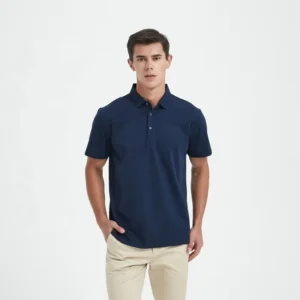 Short Sleeve Work Uniform Polo T Shirt Oversized Boys Knitted Polo T Shirts for Men