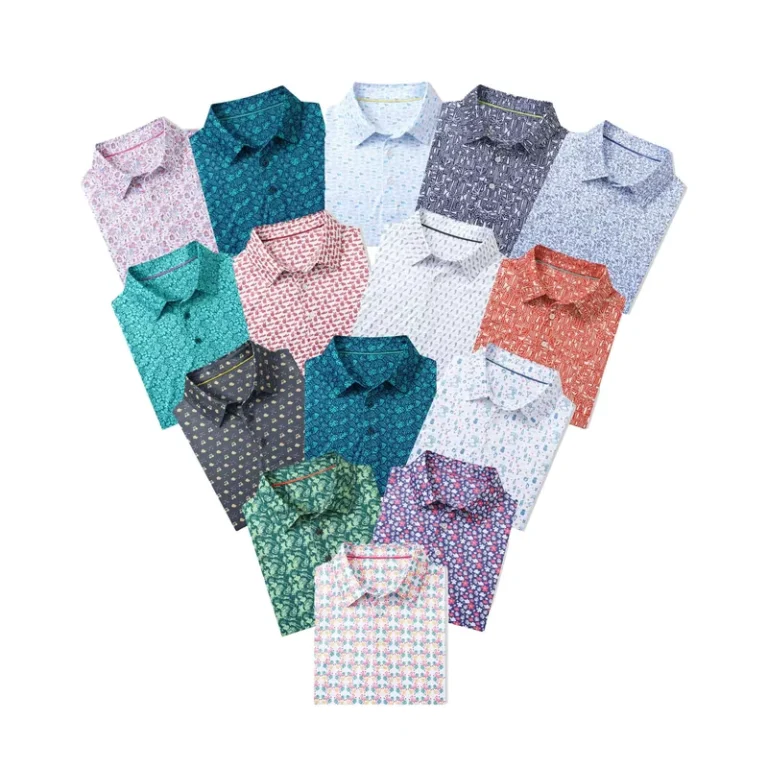 Short-sleeved-Polo-Shirt-with-Custom-Logo-Mens-T-shirt-Mens-Polo-Shirt