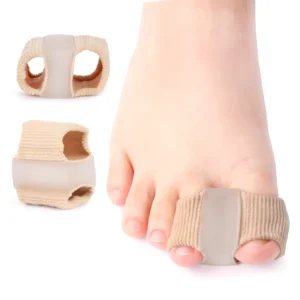 Silicone Double-Hole Toe Orthosis for Men and Women, Washable Toe Splitter