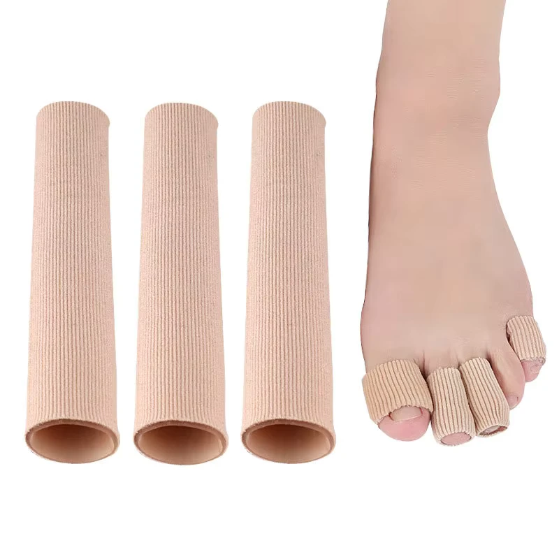 Silicone Fiber Gel Toe Cover for High-Heeled Shoes Anti-Abrasion Corns and Finger Protection