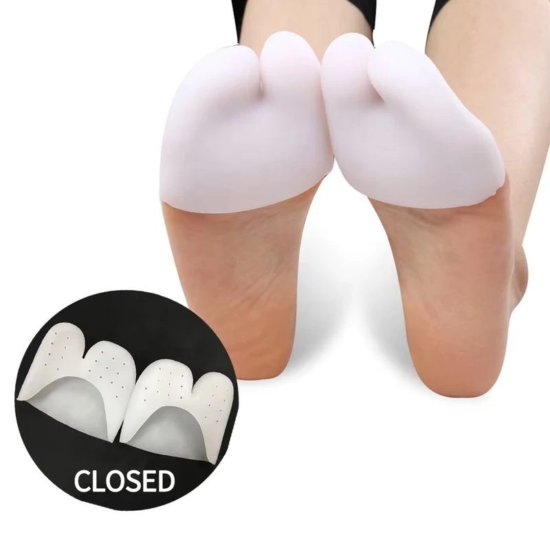 Silicone Forefoot Cover for Male and Female Ballet Pointe Protection Toe Protector and Insole Sports Comfort Accessory