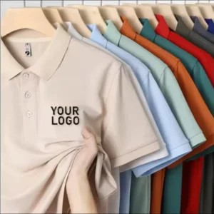 Slim Fit Short Sleeve Polo Workwear Shirt for Restaurant Waiters