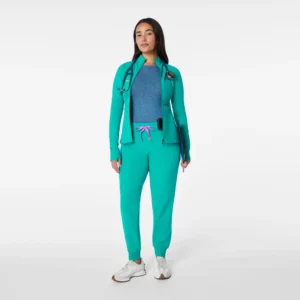 Soft Knitted Fabric Nurse Scrub Top Pants Sets Comfortable Hospital Uniform Medical Clothes Plus Size Unisex OEM