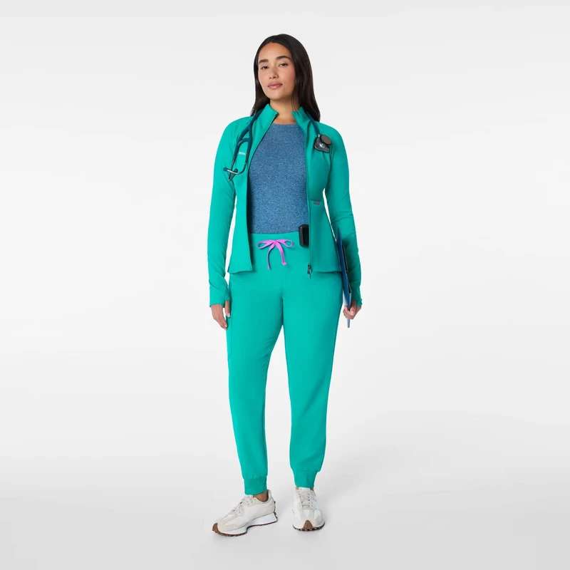Soft Knitted Fabric Nurse Scrub Top Pants Sets Comfortable Hospital Uniform Medical Clothes Plus Size Unisex OEM