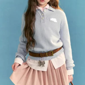 Soft Premium Comfortable Embellished Knit Stylish Durable Playful Sweater