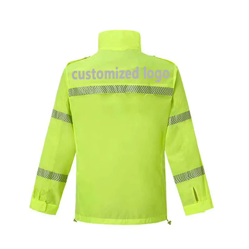 Soft Work Safety Hi Vis Jacket Reflective Workwear Security Safety Jacke