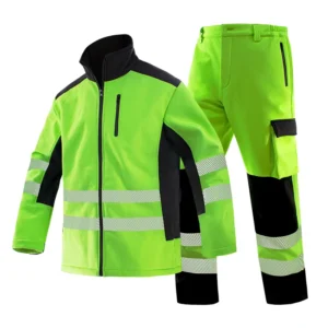 Softshell Jacket Good Quality Men Workwear Safety Clothing Hi Vis Softshell Jacket With Pants