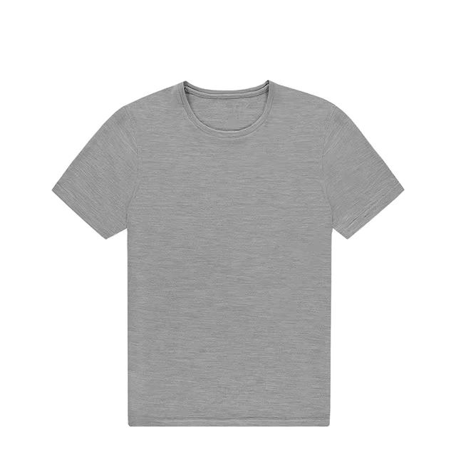 Solarwool-Factory-Custom-Summer-O-Neck-Casual-Mens-Merino-Wool-Basic-T-Shirt