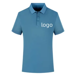 Solid Color Short Sleeve Polo Shirt Workwear Polo Shirt 210g 100% Polyester Customizable Embroidered Logo Polo Shirt
