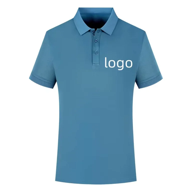 Solid-Color-Short-Sleeve-Polo-Shirt-Workwear-Polo-Shirt-210g-100-Polyester-Customizable-Embroidered-Logo-Polo-Shirt