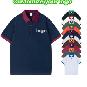 Solid Knitted Short Sleeve Quick Dry Breathable Restaurant and Bar Work Uniform Shirt