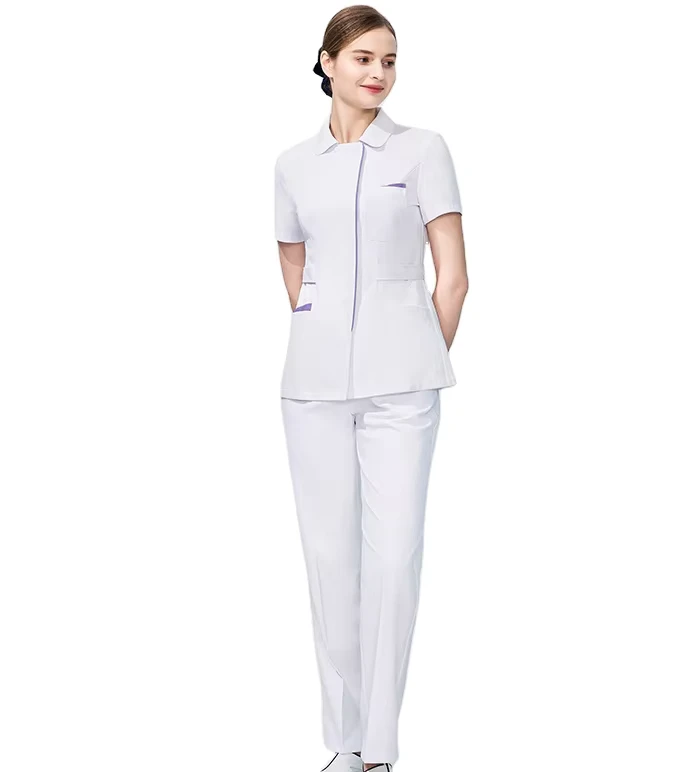 Split-Style Hospital Uniform Set Supporting OEM