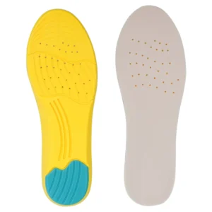 Sport PU Insoles Thick Cushioning Shock Absorption Breathable Soft Elastic Insoles for Running Walking