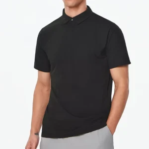Sport Polo Shirt Custom 100% Polyester Fitness Jogging Polo Shirts Dry Fit Gym Workout Shirt