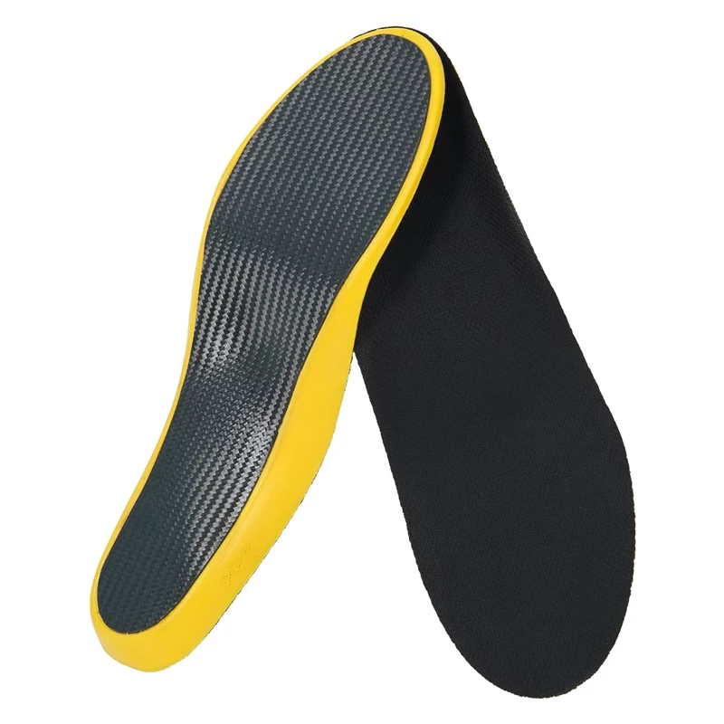 Sports & Comfort Carbon Fiber Insoles with Shock Absorption PU Material Foot Protection Insoles for Shoes
