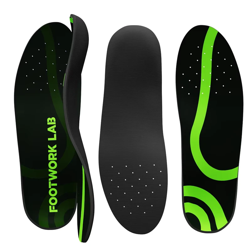 Sports Insoles with Foot Arch Support, Absorption, and Shock Absorption